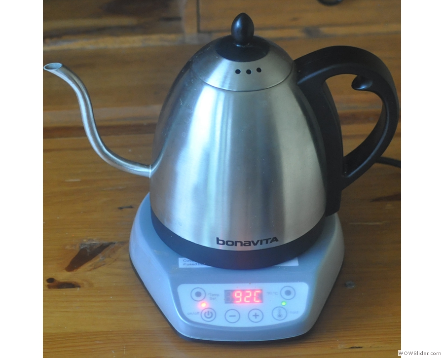 One of my rare pieces on coffee equipment and the joys of the Bonavita Gooseneck Kettle.