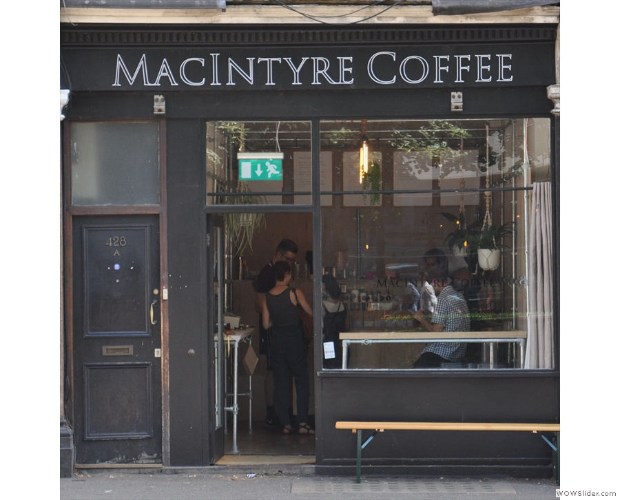 The new MacIntyre Coffee is a lot smaller than the old one.
