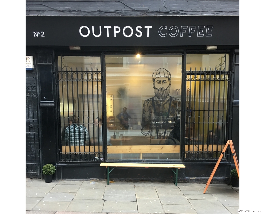 Outpost Coffee, another beacon of enthusiasm for speciality coffee in Nottingham.