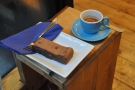 I went for the chocolate brownie, which was almost as good as my espresso.