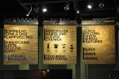 ... while the menu boards hang above the counter...