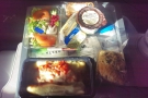 The food was pretty good; one of the better meals that I've had on a plane.