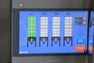 It's all controlled by this touchscreen panel which determines which silo is used.