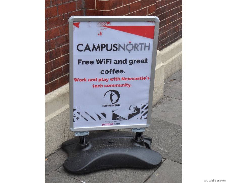 Why, it's Campus North, home of the third Flat Caps Coffee, Flat Caps Campus North!