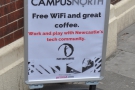 Why, it's Campus North, home of the third Flat Caps Coffee, Flat Caps Campus North!