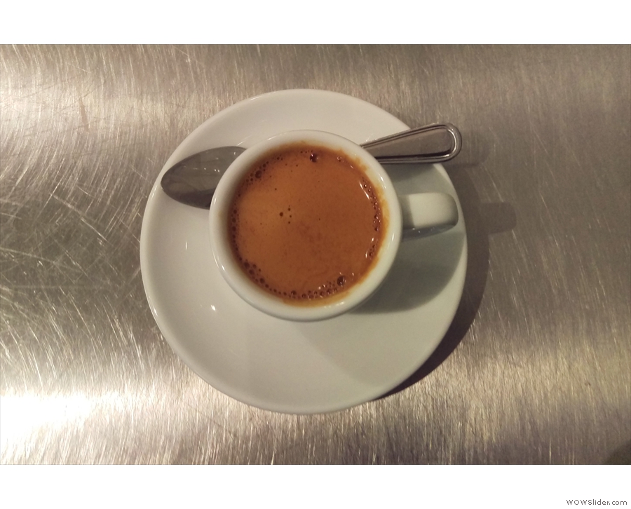I'll leave you with one last shot of my espresso.