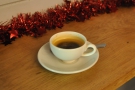 I had the guest espresso, a naturally-processsed Costa Rican...