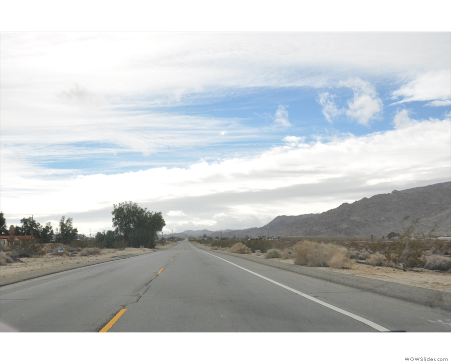 I arrived at Twentynine Palms in time to drive south into Joshua Tree National Park.