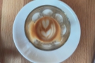 I'll leave you with my lovely latte art, which lasted all the way to the bottom of the glass.
