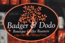 The beautiful Badger & Dodo logo (complete with tree) from the door.