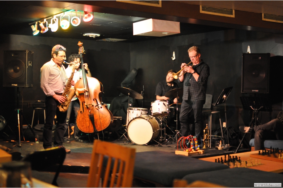 Finally, it was time to sit back and enjoy the jazz quartet who entertained us for an hour