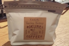 And talking of Kenyan coffee, here's another, Gatina Factory, roasted by Rukumei Coffee.