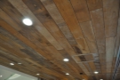 I was also very taken by the lovely, wooden ceiling.