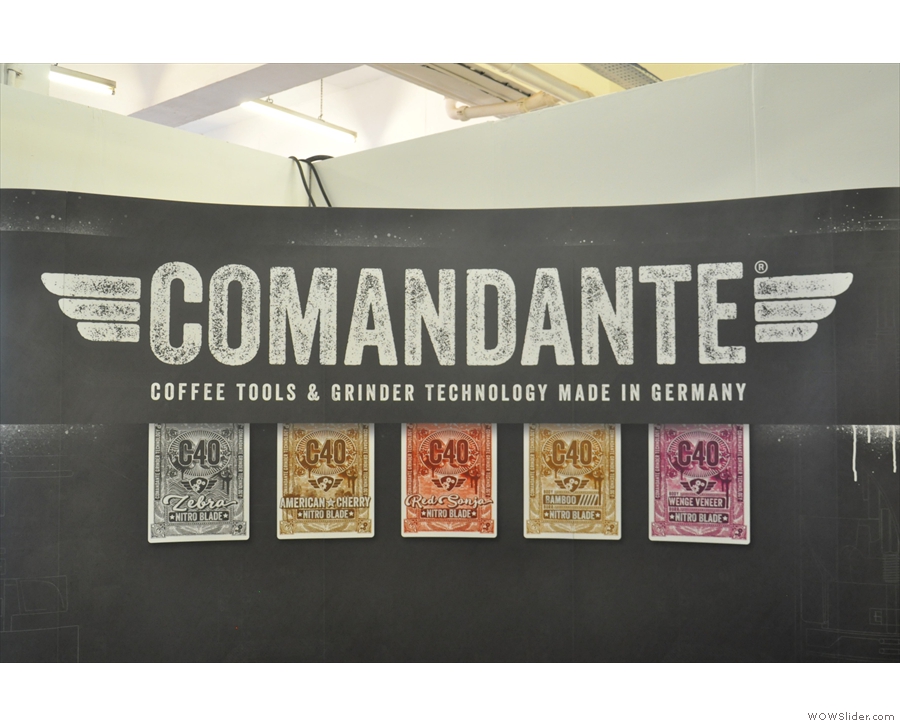 Comandante, makers of fine hand grinders from Germany.