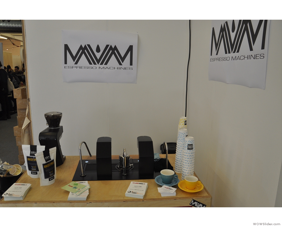I also saw the Mavam modular espresso system at last year's festival, back again this year.