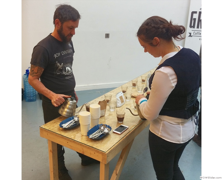 ... who ran the cupping for me. Angharad, of Carvetii, also stepped in to help.