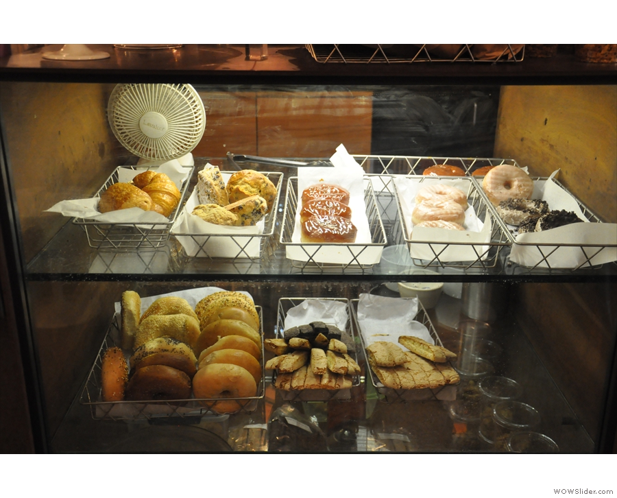 The first thing you encounter are the sweet things which are at the front of the counter.