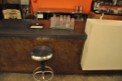 There's also a solitary bar stool by the counter back there.