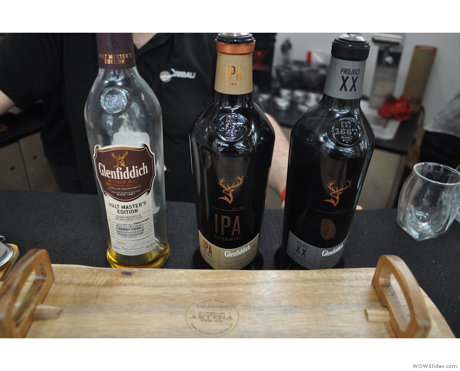 It's quite a simple concept: take three whiskies (from distiller, Glenfiddich)...