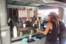 Even more familiar is the barista, Claire, who used to work the Bean About Town van.