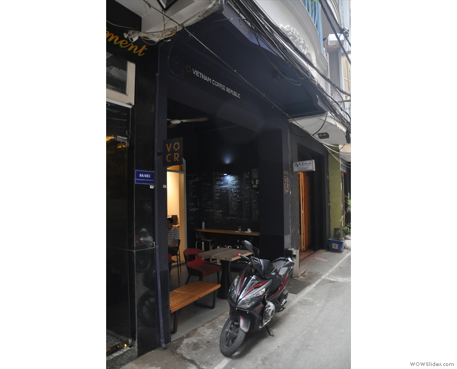 On a narrow alley way in the centre of Ho Chi Minh City you'll find this little place.