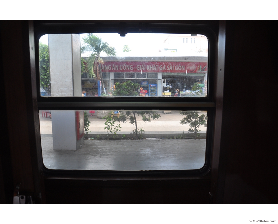 The view from the corridor window (in Ho Chi Minh City).