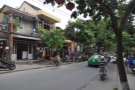 On a busy street in Hoi An, there doesn't seem too much of a sign of a coffee shop...