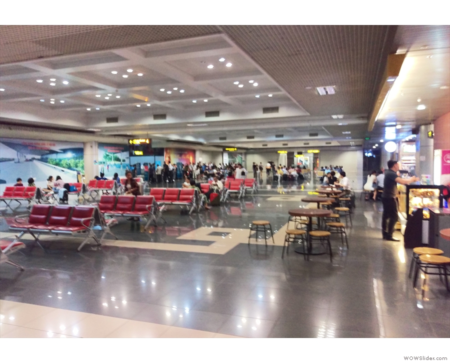 Even though I didn't need it, Hanoi's Terminal 1 is pretty decent. Lots of space & seats...