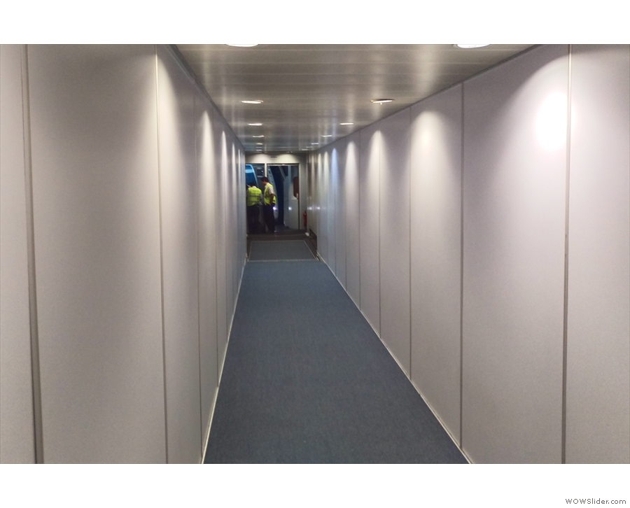 This may be my favourite thing: in economy, 20 people would be queuing in this corridor!