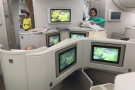 One 787 business cabin looks much like another (this is the shot from the Hanoi flight).