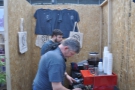 Still with old friends from Edinburgh, here's Cult Espresso, taking over the pop-up cafe...