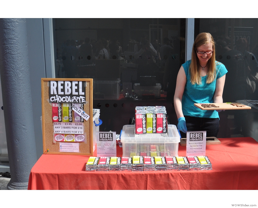 Continuing in the sweet tooth vein, there was local chocolate producer, Rebel Chocolate.