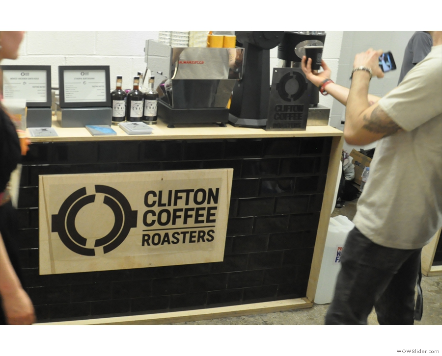 Finally, I spot a gap. And yes, it's Clifton Coffee Roasters, if you hadn't guessed.