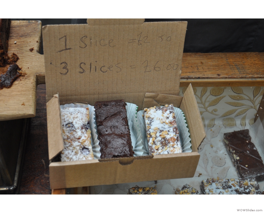 You can buy a box of three slices for just six pounds...