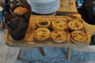 There are also cakes, including these rather lovely-looking pastel de nata.