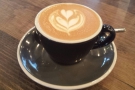 My latest visit, in July 2017, saw me sample a flat white, made using the...