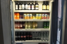 ... and cold drinks in the chiller to the right of the door.