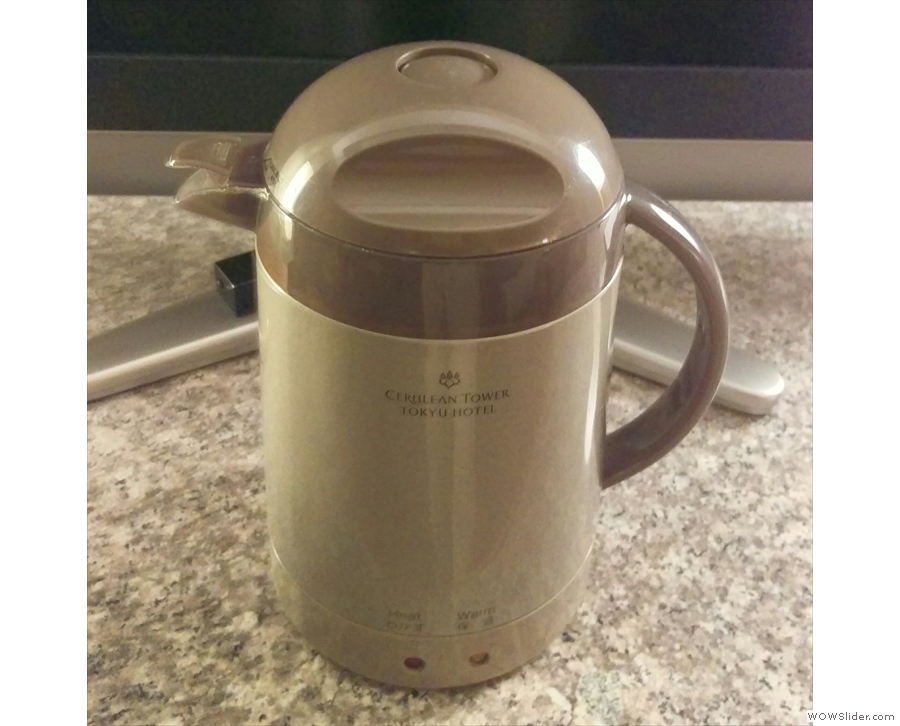 ... where at least the hotels had kettles.