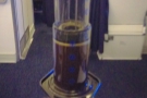 Once again, I'm not sure I'd recommend plunging an Aeropress at an economy seat!