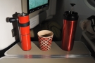 Plenty of stable surfaces & space to both make and drink your coffee! It's the way to go!