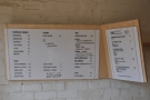 The menu (coffee on the left, toast on the right) is on the left-hand wall.
