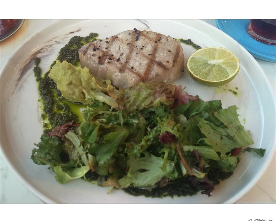 I was back the following Friday for the tuna steak, while my friend Amita...