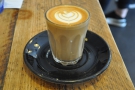 I popped in for a flat white, made using a single-origin from Honduras.
