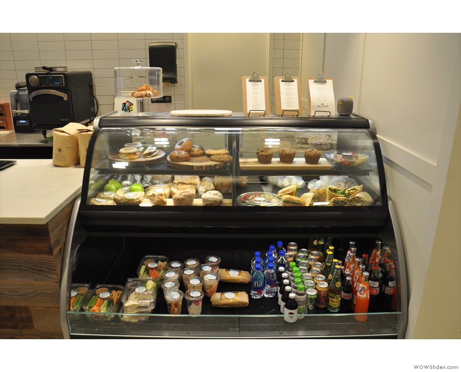 ... as well as a range of breakfast & lunch time goodies, plus cakes, in the chiller cabinet.