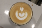 The latte art is worth a second look. It has a neat shading effect around the edge.