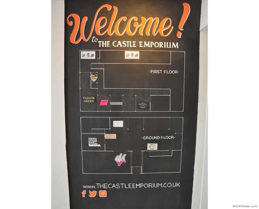 Welcome to the Castle Emporium, home of the lovely Outpost Coffee & Vinyl.