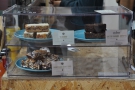 If you're hungry, there's a small selection of cake from old friends Cakesmiths.