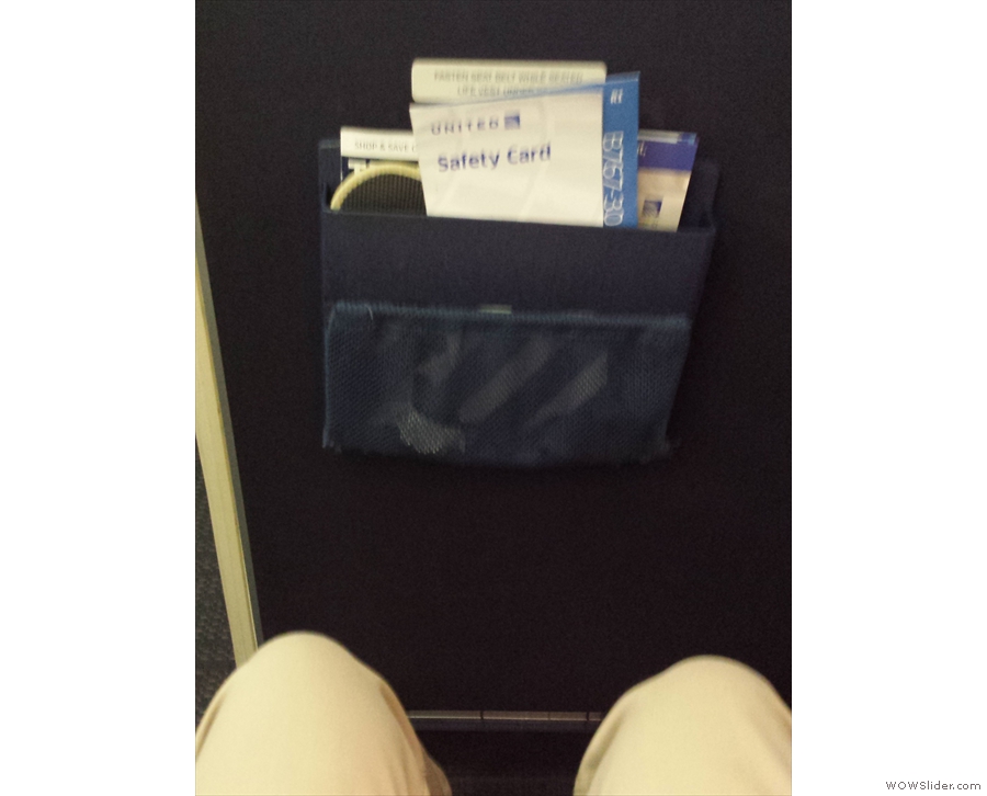 I had a bulk-head seat this time. Not a huge amount of legroom, but more than enough.