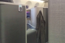 This is right next to the (very small) business class section at the front of the plane.