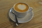 I rounded things off with a rich, creamy San Fermin Colombian decaf flat white. Perfect.
